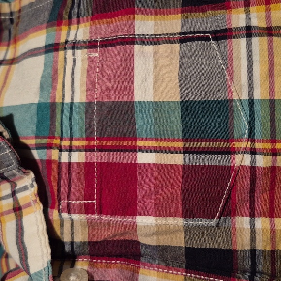 Janie and Jack boys 18 - 24 months plaid long sleeve button up shirt VGUC - Picture 4 of 4